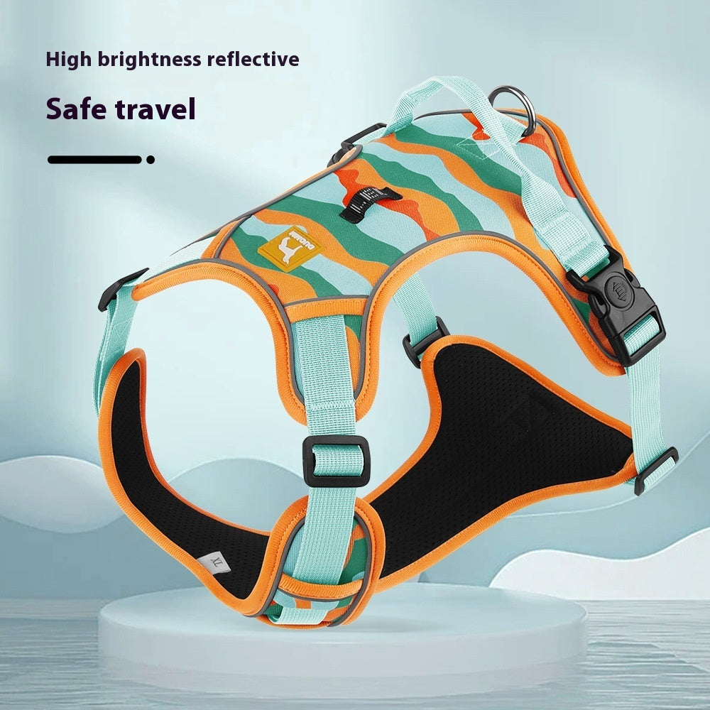 Reflective Dog Harness with Handle – Safe & Secure Walks - Pet Vip Store