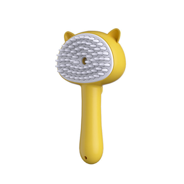 Mist-Spray Grooming Brush – Self-Cleaning for Dogs & Cats - Pet Vip Store