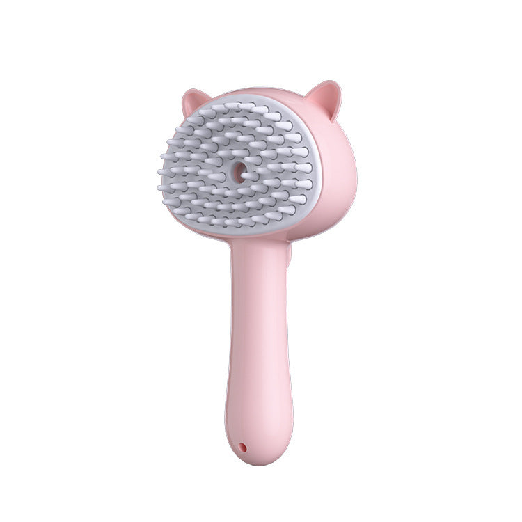 Mist-Spray Grooming Brush – Self-Cleaning for Dogs & Cats - Pet Vip Store